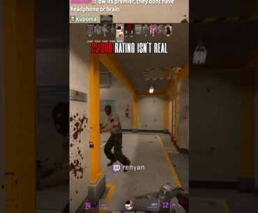 25.000 RATING ISN'T REAL #cs2 #counterstrike #csgo