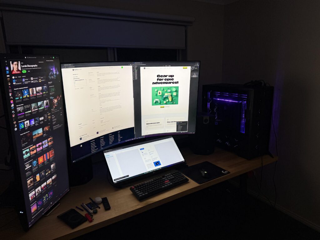 Setup finished… (give me ideas for the next one)