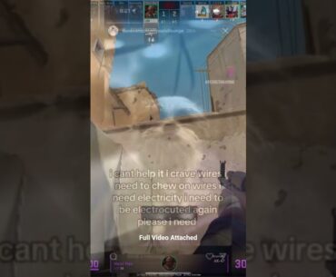 COUNTER STRIKE 2 - I NEED TO CHEW ON WIRES #shorts