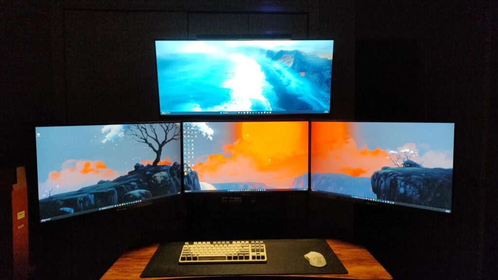 New setup. Cable management suggestions for a sit stand desk?