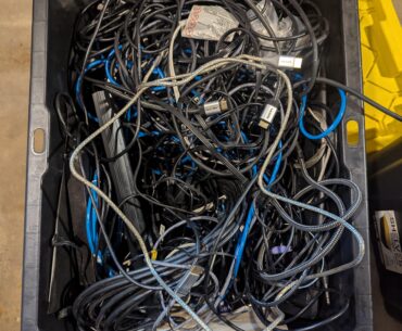 Anyone else have that box with all the cables you will never need but still can't get rid of them just in case?