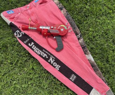 I made a ray gun and some pants to go with it