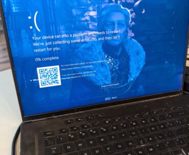 Never seen a BSOD like this before