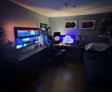 My gaming setup not as great like others here haha