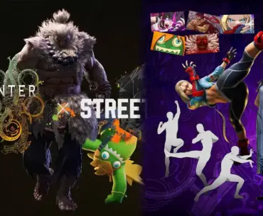 Monster Hunter Wilds x Street Fighter 6 collaboration trailer — lets you play as Akuma while hunting monsters, releases on May 28th