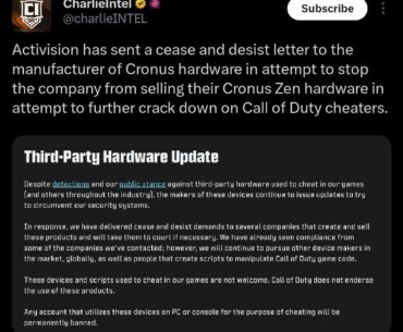 Do you think Activision will really take any action?