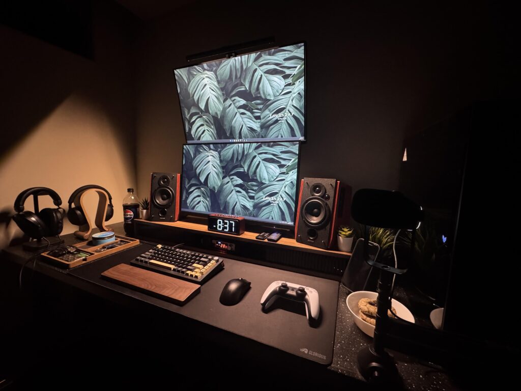 WIP, the lighting is saving my battlestation so far lol
