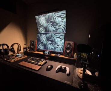 WIP, the lighting is saving my battlestation so far lol