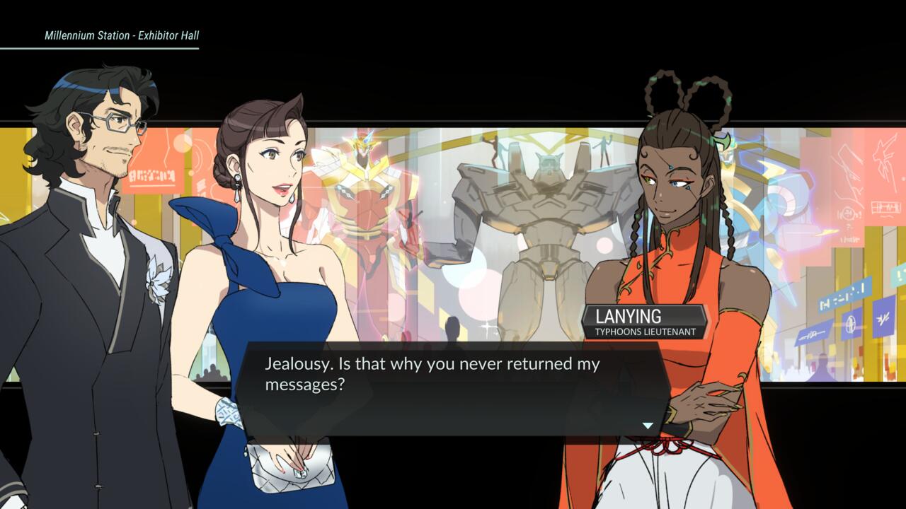 Like Battle Chef Brigade, Battle Suit Aces' biggest strengths are its gorgeous art and intriguing characters.