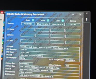 Sorry for repost.. Seems image didn't upload on that one.... High latency on my CORSAIR Vengeance 2x32gb CL 30 6000mhz ram