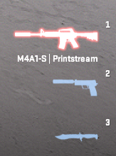 Glowing weapon icons are back!