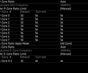 13700k undervolting, is this fine?