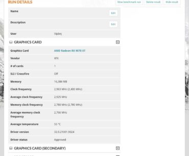 my highest steel nomad 9800x3d/9070 xt score