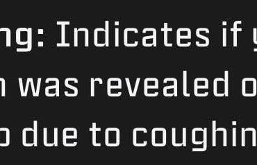 Coughing in gas pings minimap?
