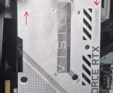 What could possibly cause this type of wear on the back of the gpu? I'm getting a second hand one and saw this on the pictures posted by the seller.