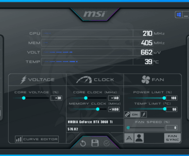 RTX 3060 Ti: +140core/+1400mem OC / 10-12% improvement
