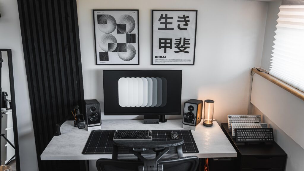 Desk setup after 5 months into the new room