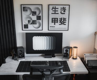 Desk setup after 5 months into the new room