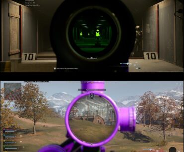 Grinded the damn SVG to level 40 for the 6x thermal scope and it's not usable in-game. Pic is the same loadout in the firing range (top) and in game (bottom).
