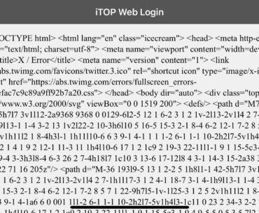 Twitter Login Error