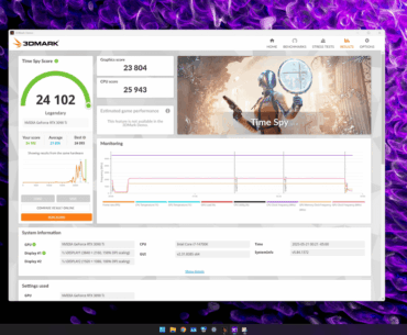 New Top Score in 3DMark Timespy 14700k/3090 ti