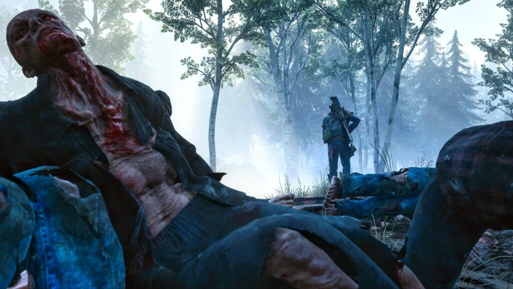 I love that challenge rewards in Days Gone are jacket patches in the main game