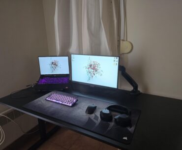 My laptop setup