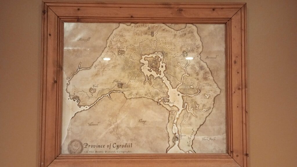 The Oblivion Map that came with the OG game.
