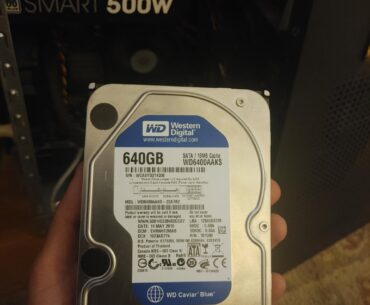 Doing my yearly PC spring dusting and my noticed that 5 days ago my HDD turned 15! This bad boy has seen so many viruses and clean installs