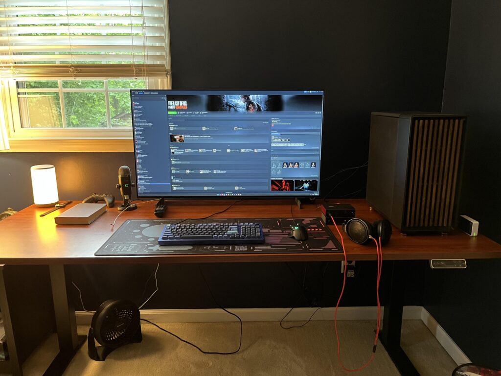 Saturday afternoon cozy battle station