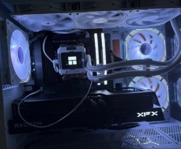 My AIO cooler fans (fans at the top) spin but do not light up?