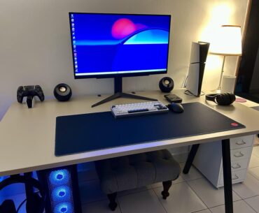 Moved my PC to the floor, and I’m loving the extra space on my desk.