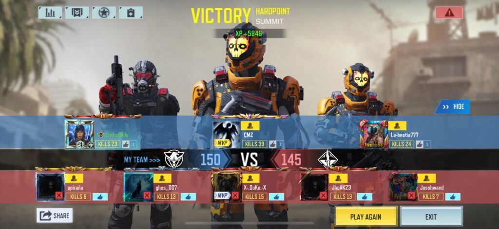 Shoutout to my team.