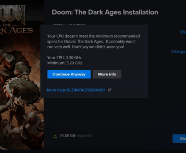 Time to underclock my CPU to meet Doom’s minimum requirements.
