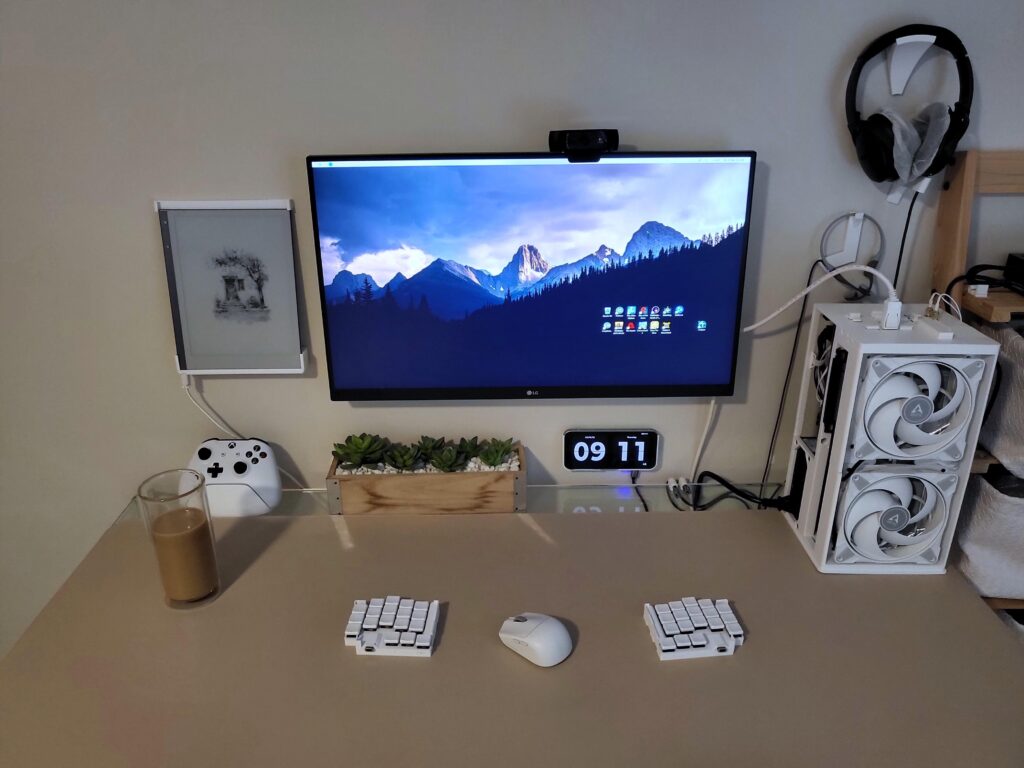 Cleaned up my desk