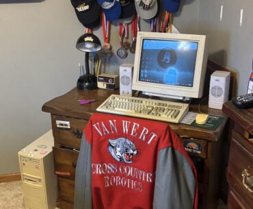 This is my actual computer that I use for my everyday college work. It’s still a 2014 dell optiplex deep down inside.