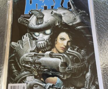 Cyberpunk covers from Heavy Metal and 1984 magazines.