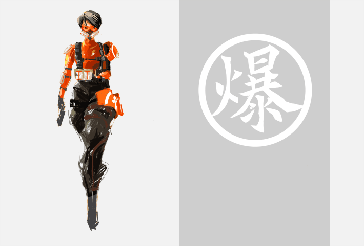 1000xResist Bang Bang Fire concept art.