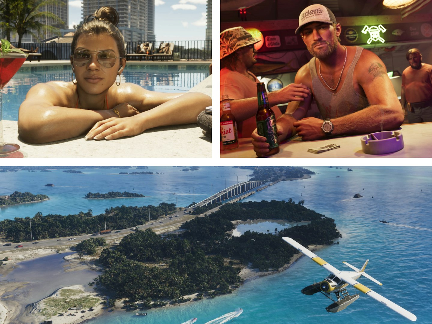 GTA VI characters and location. Lucia, Jason and Leonida. Games like Grand Theft Auto to play.