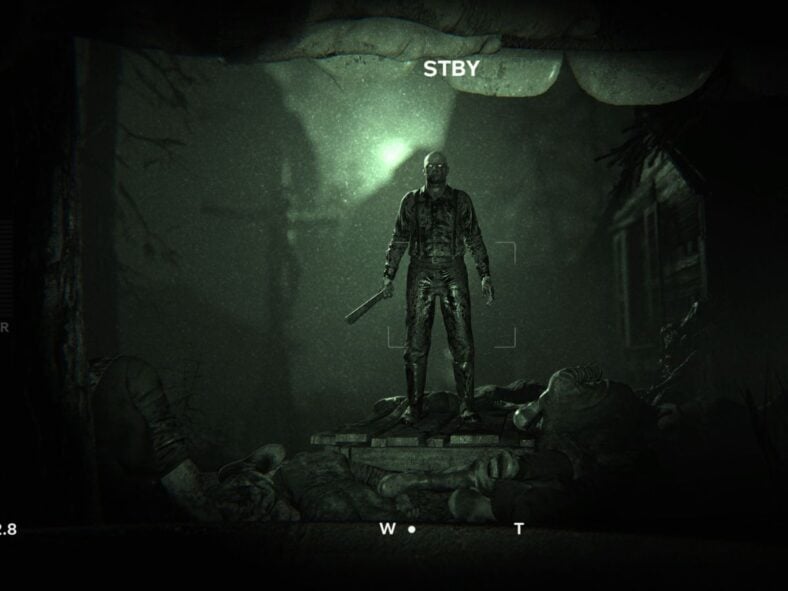 Gameplay of Outlast 2 (2017), Red Barrels, Screenshot via Steam