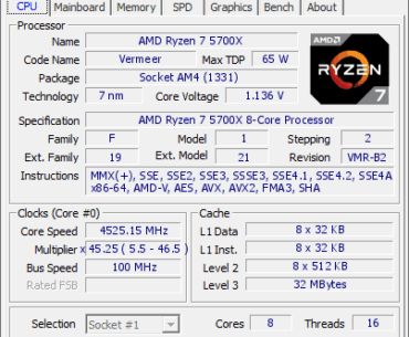 5700x PBO and clock frequency