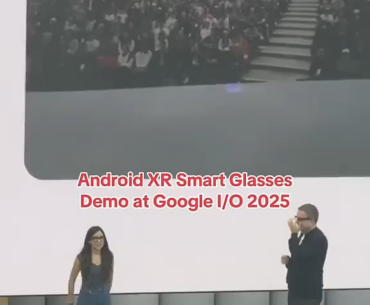 Google XR Glasses demo