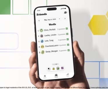New York Times Games launches leaderboard to celebrate daily wins