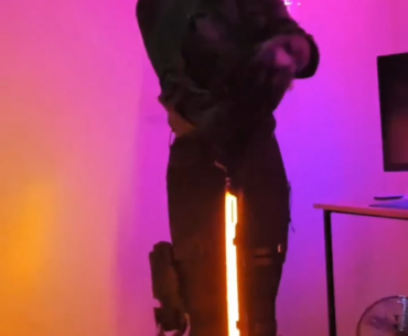 My Cyberpunk inspired merc cosplay