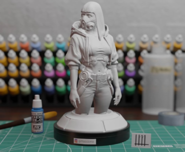 WIP Cyberpunk Girl i 3D modeled