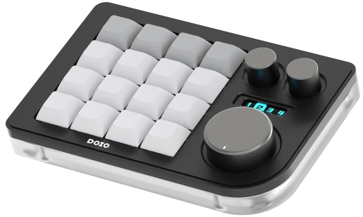 Megalodon Triple Knob Macro Pad