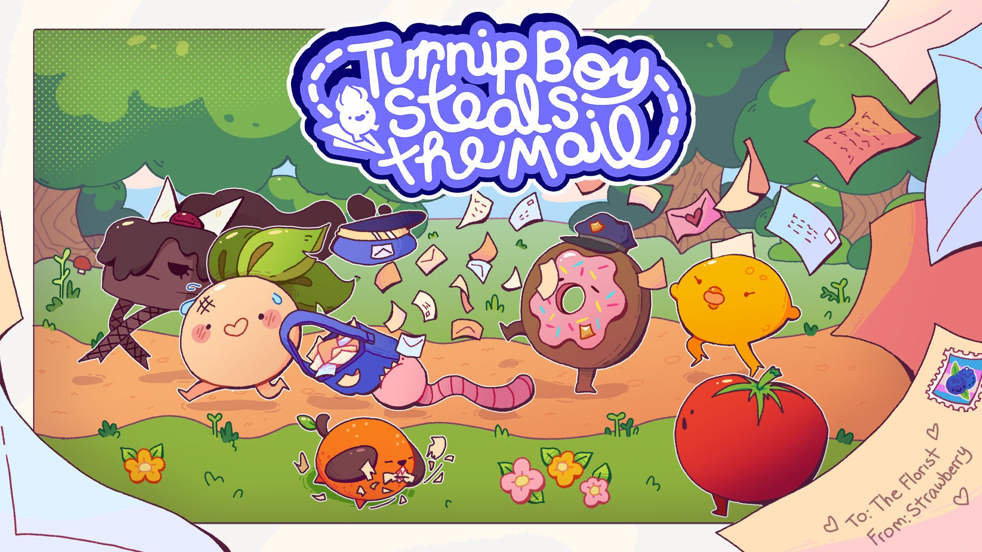 Side-scrolling runner Turnip Boy Steals the Mail announced for PC Side-scrolling runner Turnip Boy Steals the Mail announced for PC