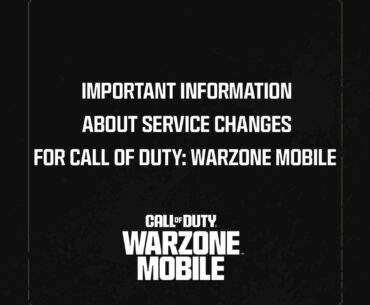 Warzone Mobile is discontinued and will be removed from stores on May 18th, 2025.