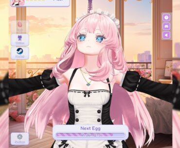 Gameplay from 'Waifu', an incredible popular idler Steam game