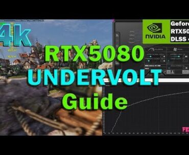 RTX5080 Undervolting Turorial | Amazing Results | More Fps | Lower Temperatures | Less Power Usage